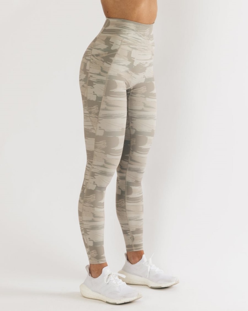 Leggins Alphalete Surface Pocket Legging Mujer Camuflaje | PZJREY-287