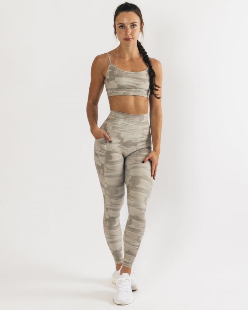 Leggins Alphalete Surface Pocket Legging Mujer Camuflaje | PZJREY-287