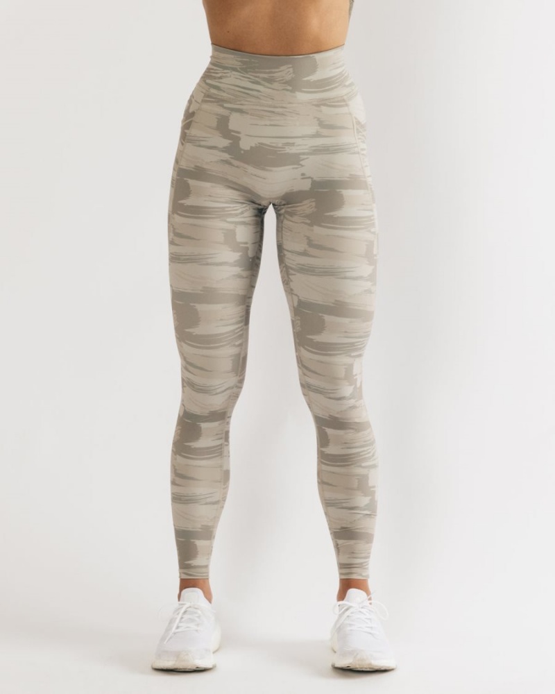 Leggins Alphalete Surface Pocket Legging Mujer Camuflaje | PZJREY-287