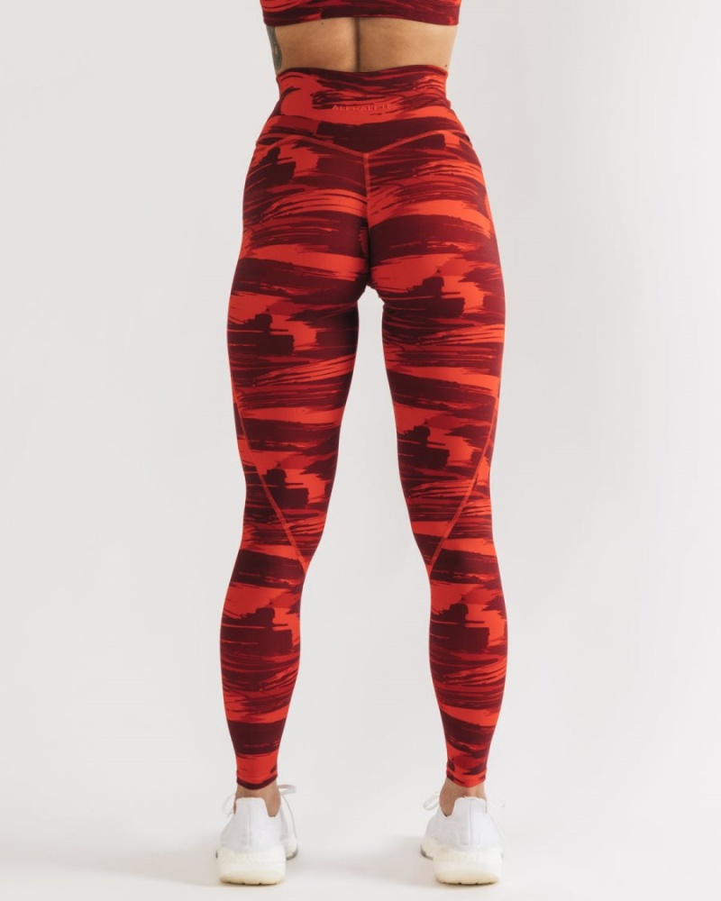 Leggins Alphalete Surface Power Legging Mujer Camuflaje | XCMTUH-540