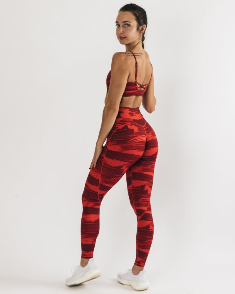 Leggins Alphalete Surface Power Legging Mujer Camuflaje | XCMTUH-540