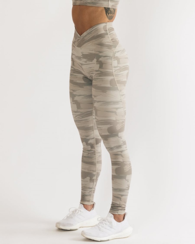 Leggins Alphalete Surface Power Legging Mujer Camuflaje | IBAOVU-709