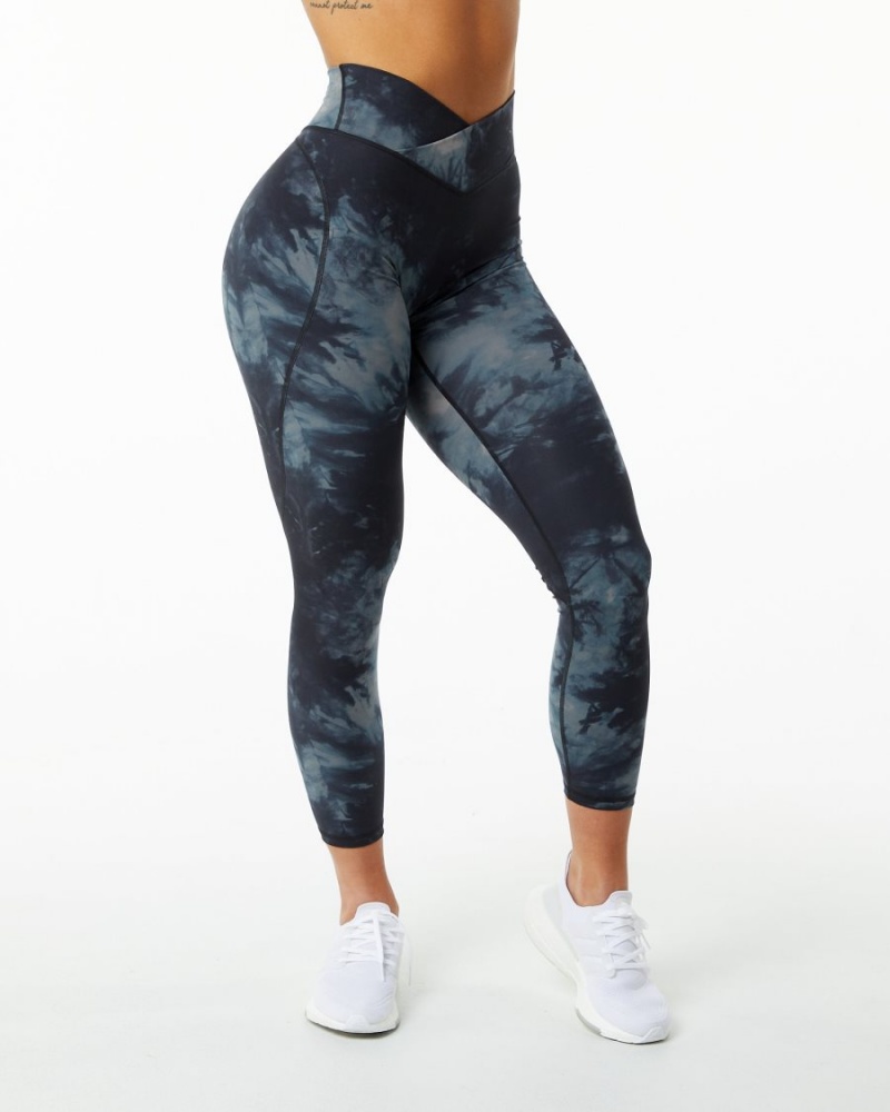 Leggins Alphalete Surface Power Legging Mujer Negras | KPEBXL-618