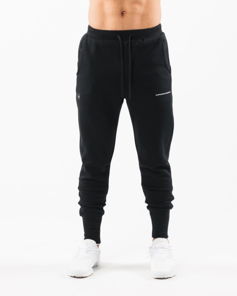 Pantalones Jogger Alphalete Academy Club Jogger Hombre Negras | JUDHCN-590