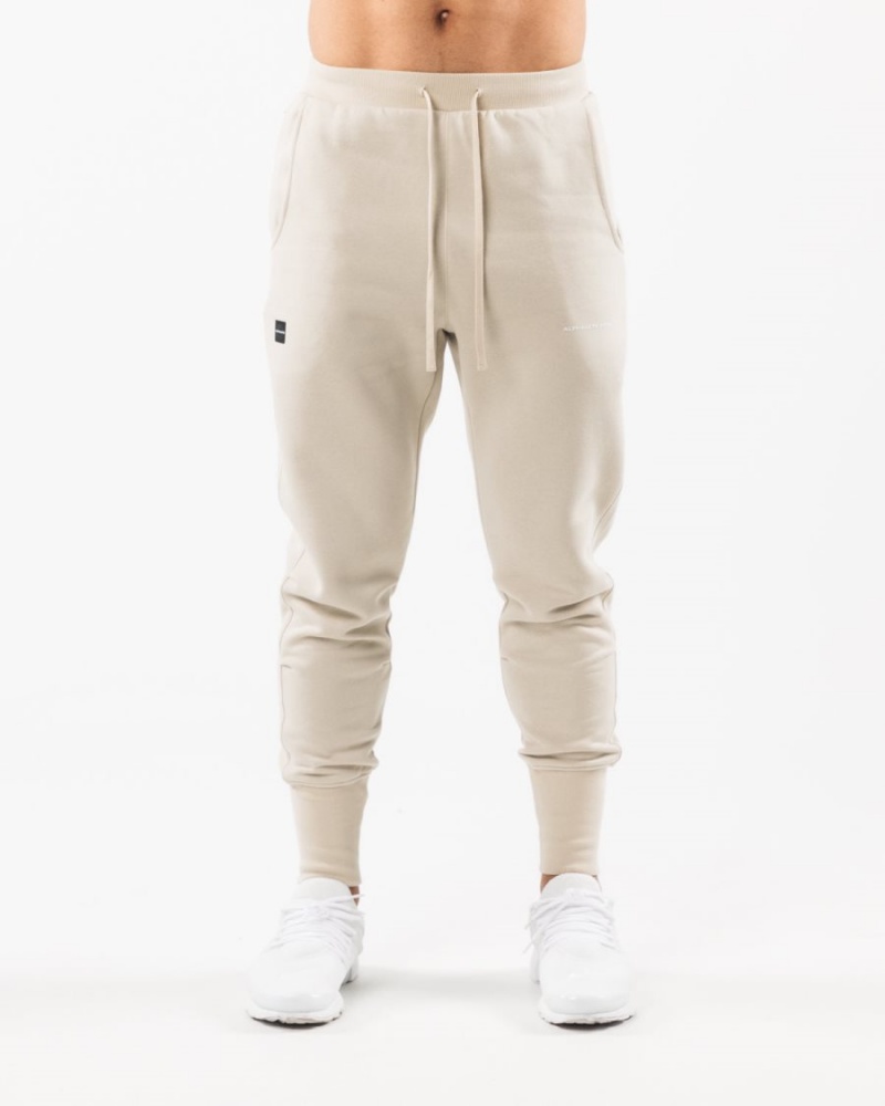 Pantalones Jogger Alphalete Academy Club Jogger Hombre Sea Shell | GJCMZH-821