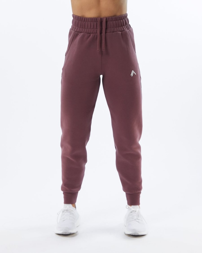 Pantalones Jogger Alphalete ELMTS Cuffed Jogger Mujer Mauve | IZAYTL-418