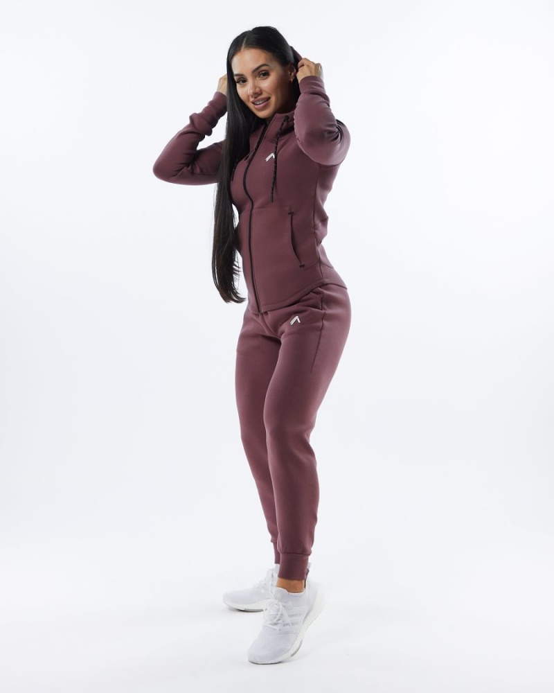 Pantalones Jogger Alphalete ELMTS Cuffed Jogger Mujer Mauve | IZAYTL-418