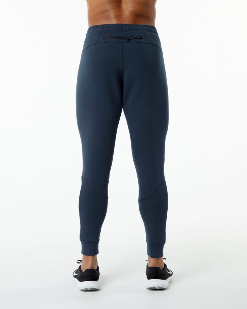 Pantalones Jogger Alphalete ELMTS Cuffed Jogger Hombre Azul Marino | BITOGU-048