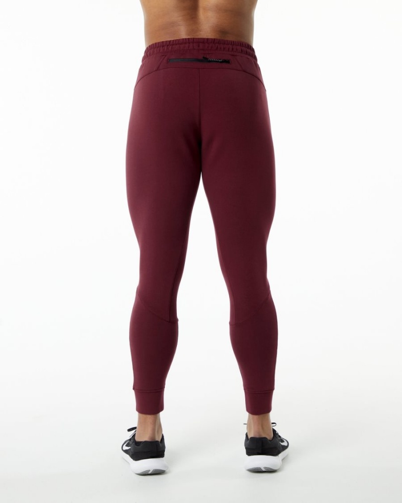 Pantalones Jogger Alphalete ELMTS Cuffed Jogger Hombre Burdeos | CHXRUW-175