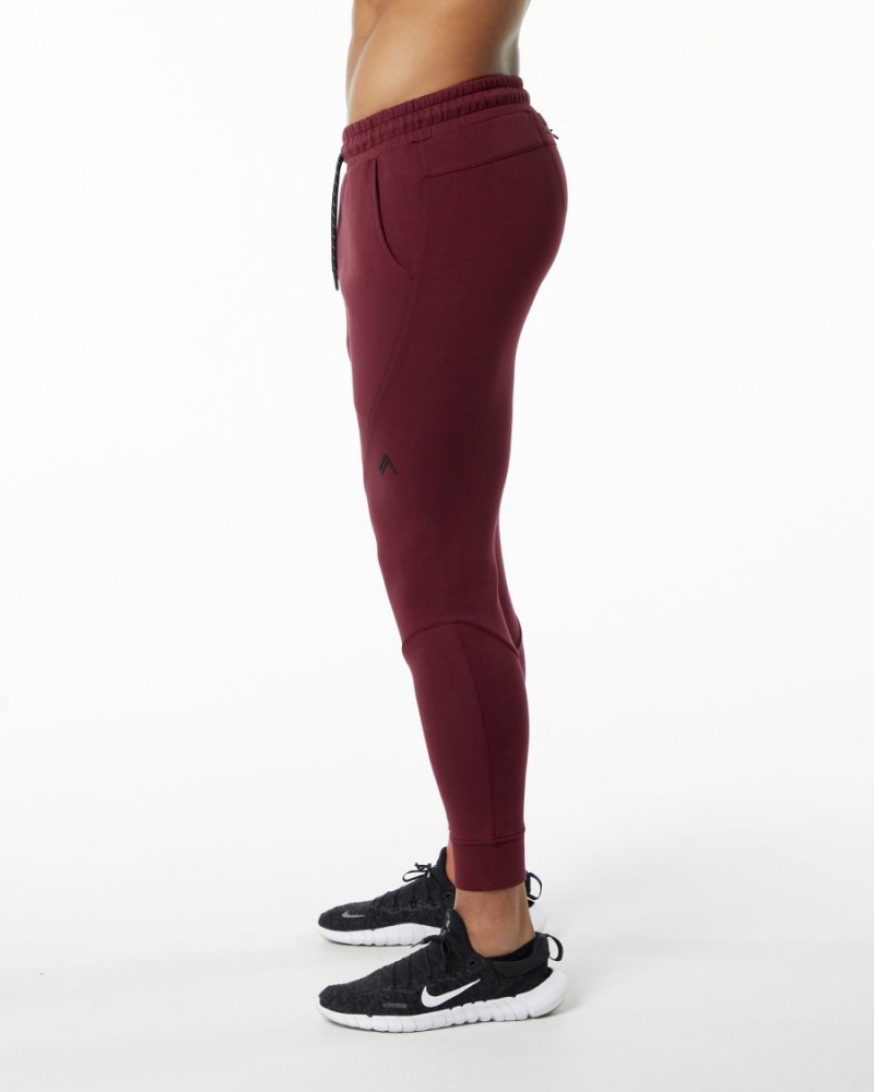 Pantalones Jogger Alphalete ELMTS Cuffed Jogger Hombre Burdeos | CHXRUW-175