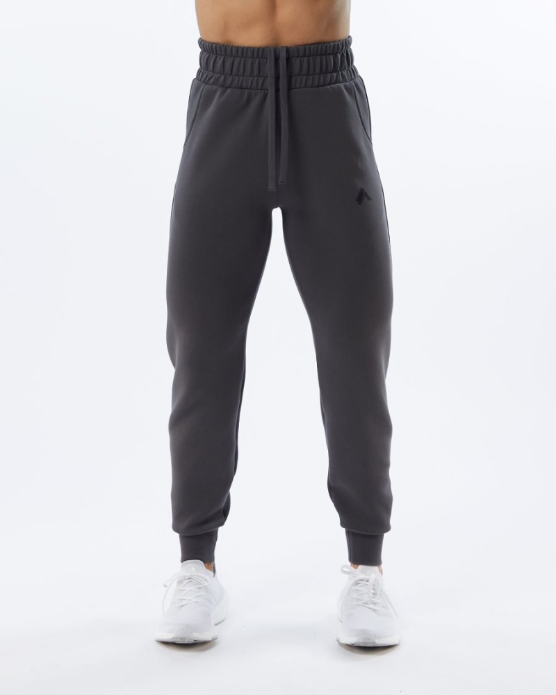 Pantalones Jogger Alphalete ELMTS Cuffed Jogger Mujer Charcoal | UOGYKM-690