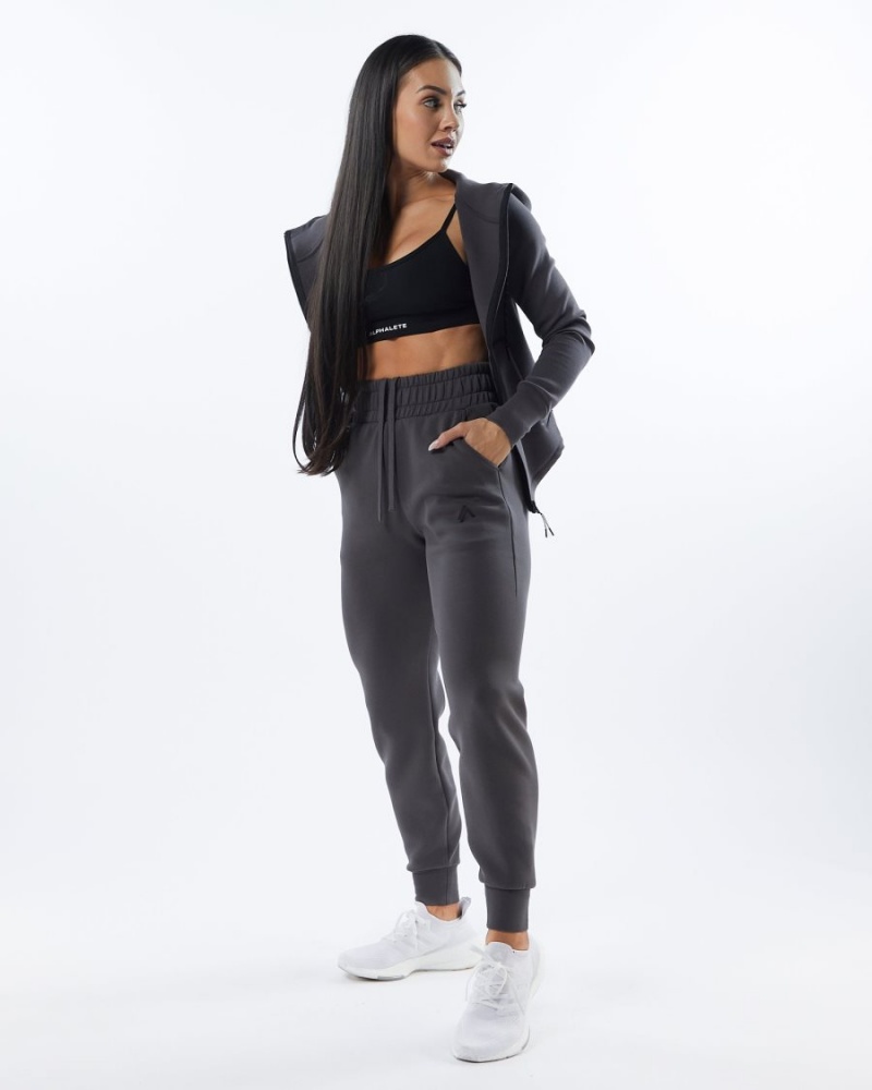 Pantalones Jogger Alphalete ELMTS Cuffed Jogger Mujer Charcoal | UOGYKM-690