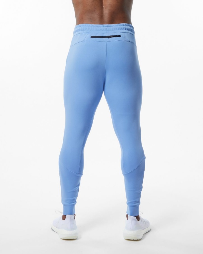 Pantalones Jogger Alphalete ELMTS Cuffed Jogger Hombre Azules Claro | GKWFDO-728