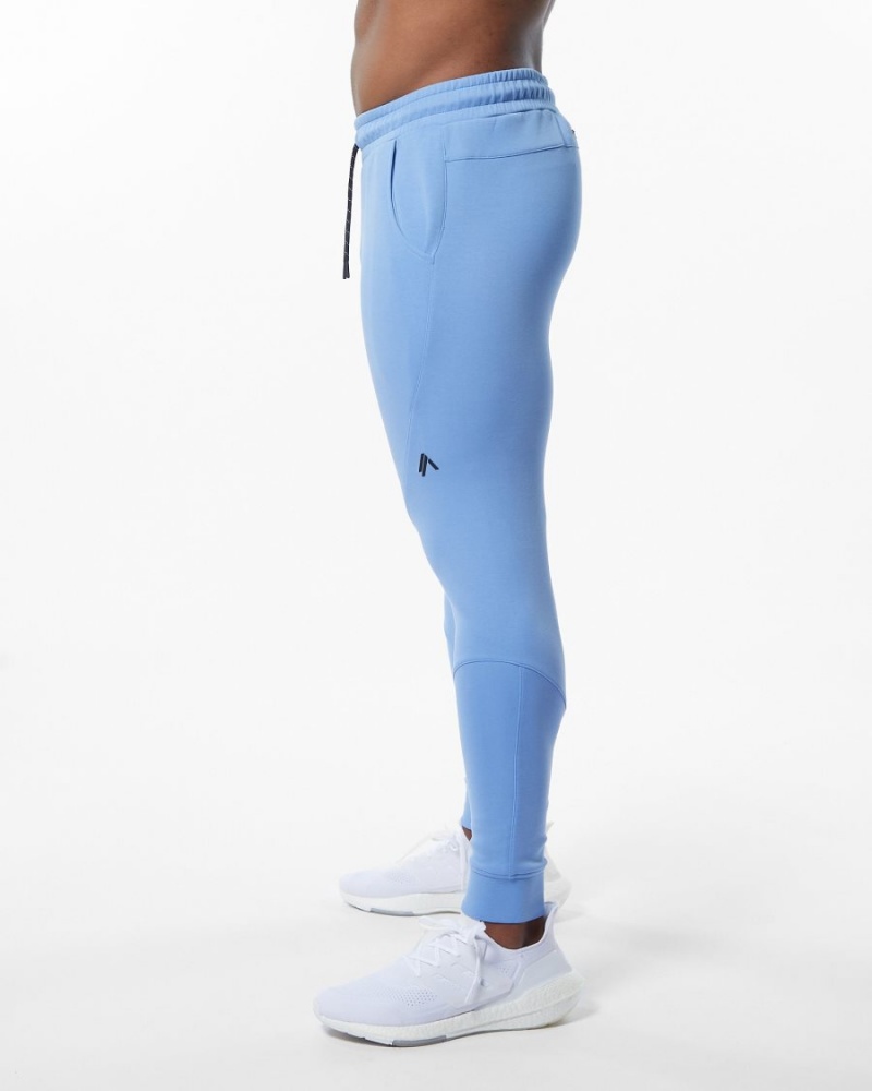 Pantalones Jogger Alphalete ELMTS Cuffed Jogger Hombre Azules Claro | GKWFDO-728