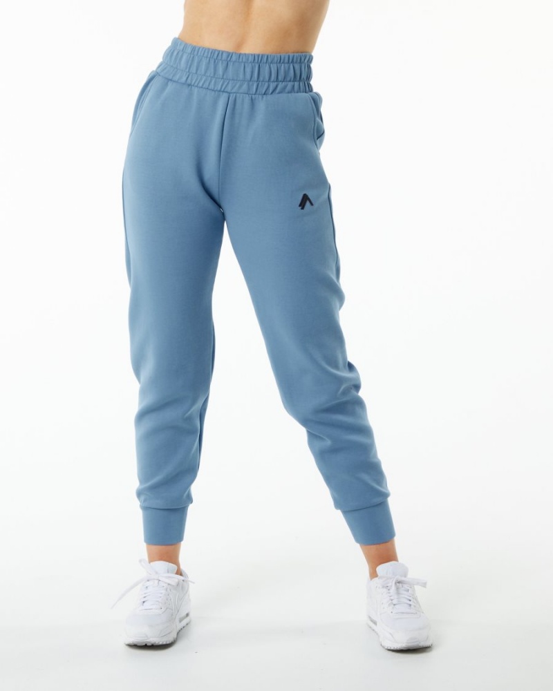 Pantalones Jogger Alphalete ELMTS Cuffed Jogger Mujer Azules | HYAFMP-593