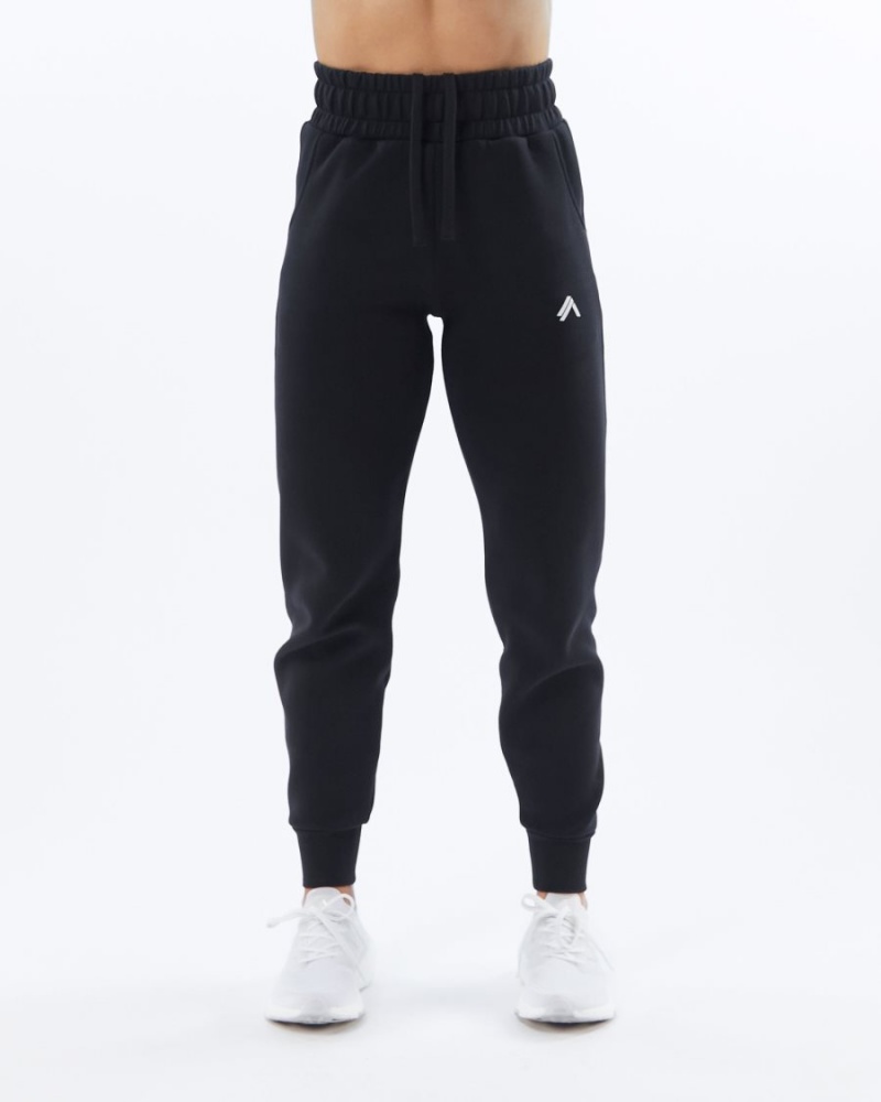 Pantalones Jogger Alphalete ELMTS Cuffed Jogger Mujer Negras | FKNAUJ-251