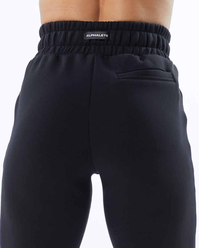 Pantalones Jogger Alphalete ELMTS Cuffed Jogger Mujer Negras | FKNAUJ-251