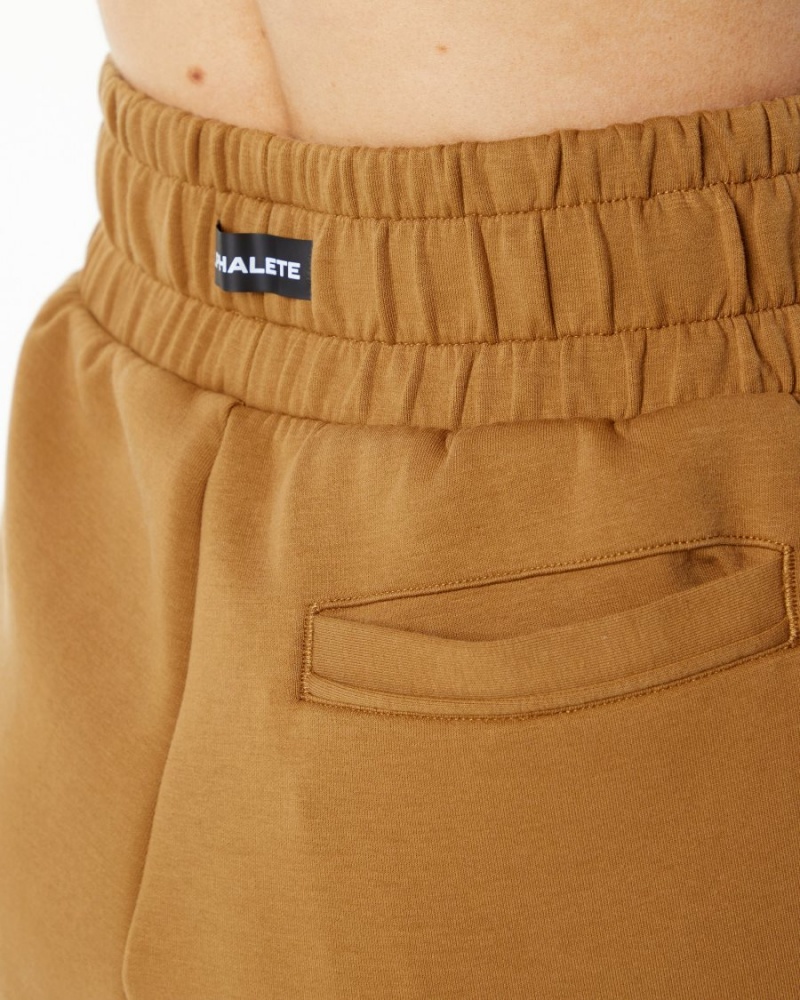 Pantalones Jogger Alphalete ELMTS Cuffed Jogger Mujer Almond | MILRYE-762