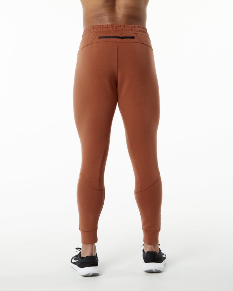 Pantalones Jogger Alphalete ELMTS Cuffed Jogger Hombre Brick | ZALGOE-139