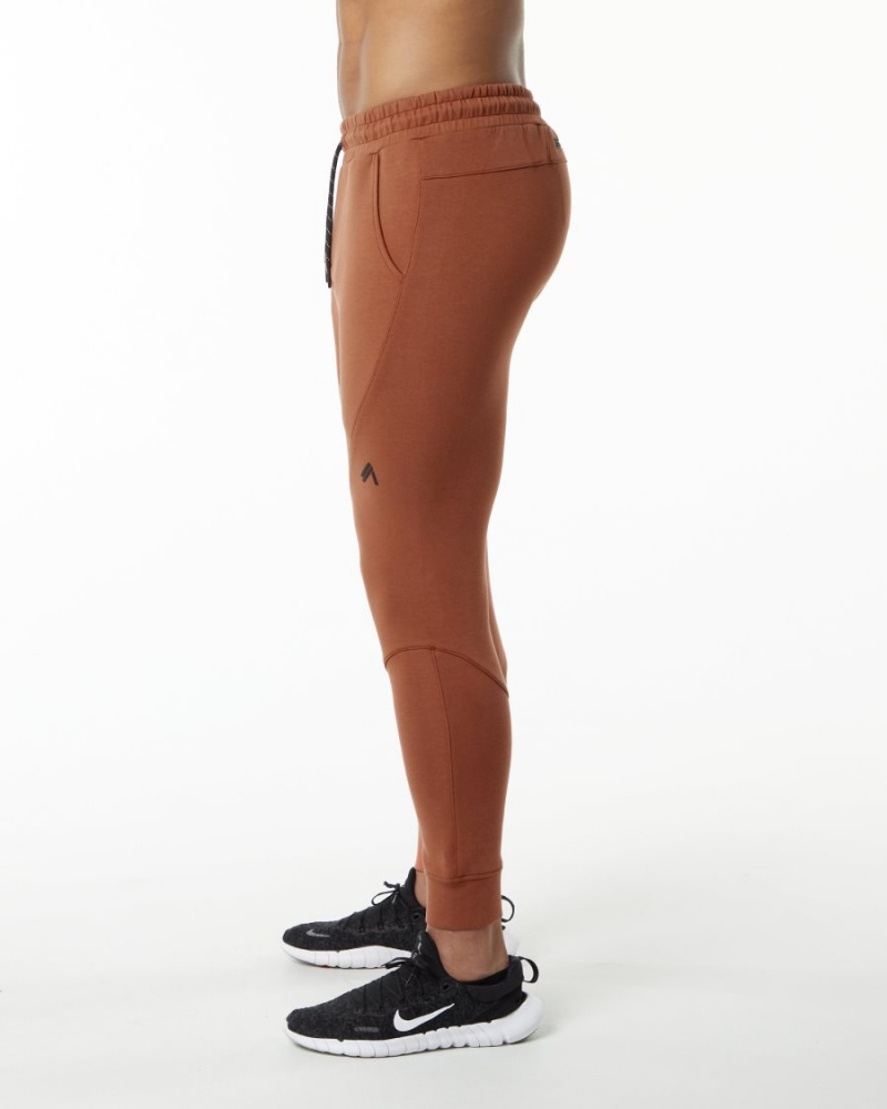 Pantalones Jogger Alphalete ELMTS Cuffed Jogger Hombre Brick | ZALGOE-139