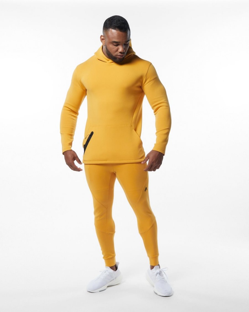 Pantalones Jogger Alphalete ELMTS Cuffed Jogger Hombre Amarillo | YXERIM-634