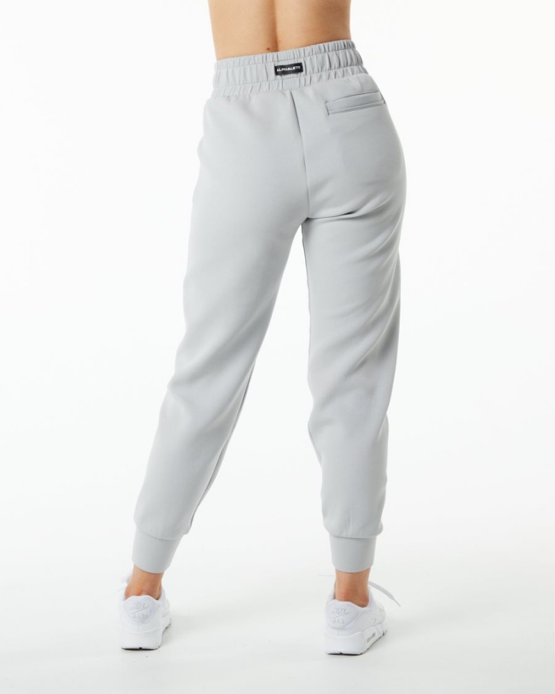 Pantalones Jogger Alphalete ELMTS Cuffed Jogger Mujer Gris | TOPMEX-039