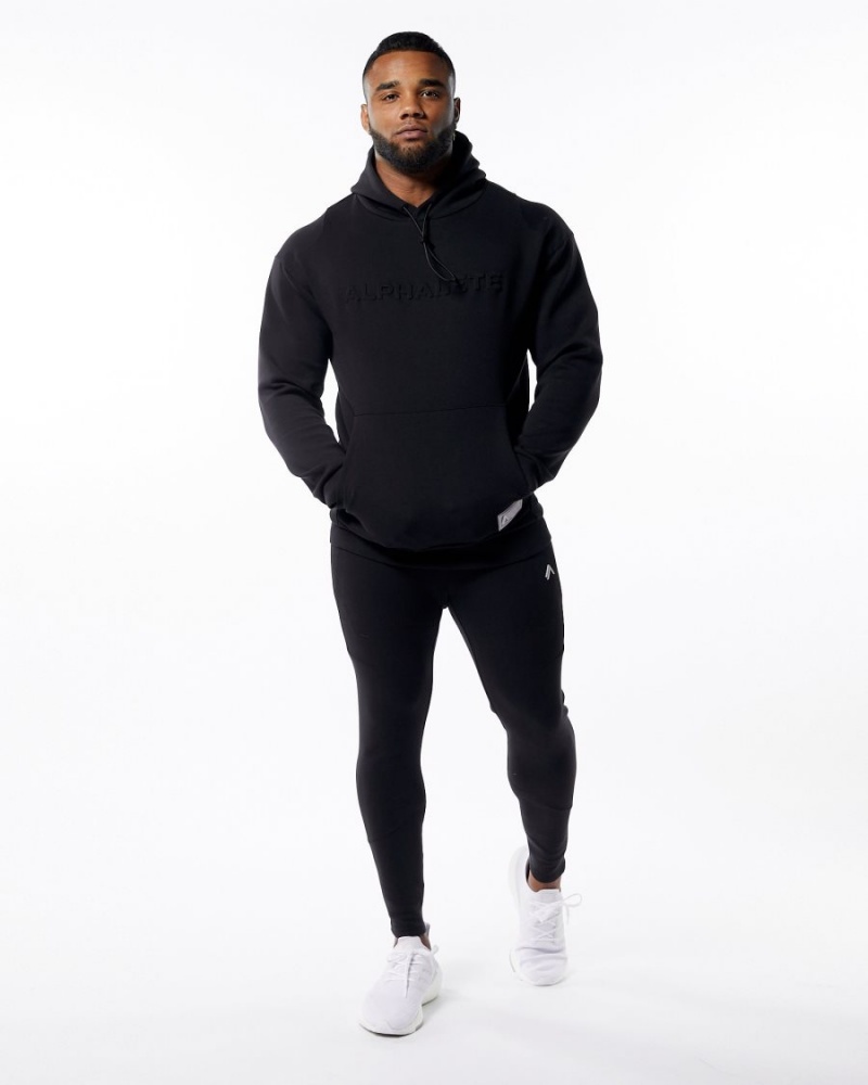 Pantalones Jogger Alphalete ELMTS Zip Jogger Hombre Negras | WJTRDA-107