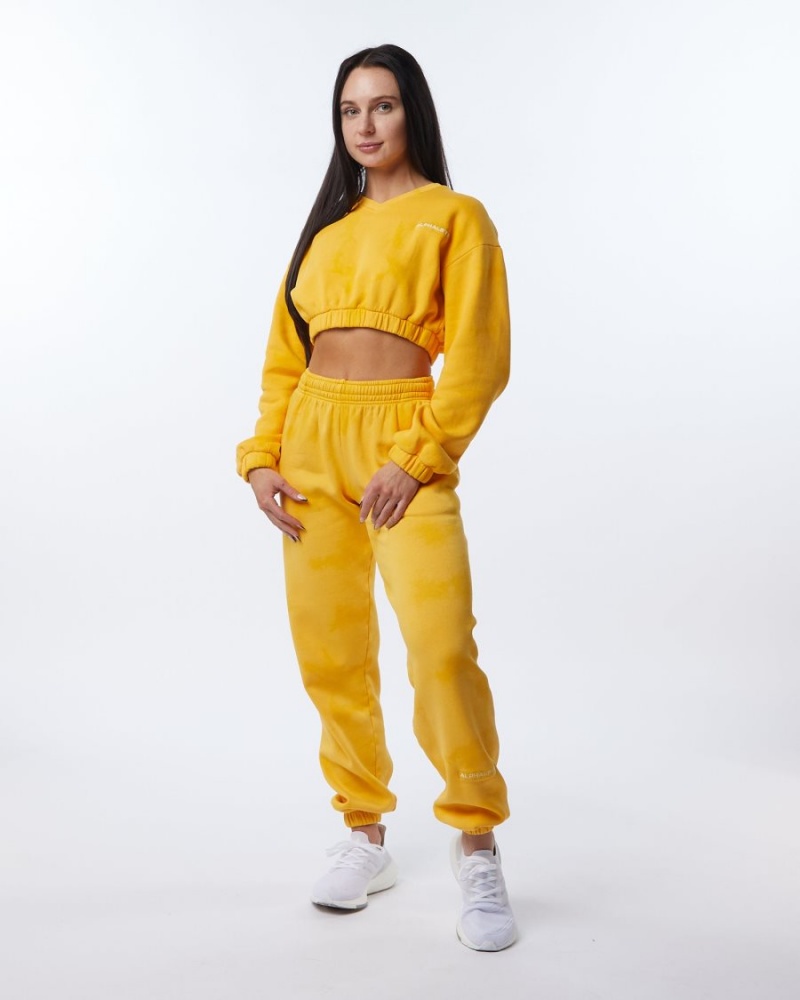 Pantalones Jogger Alphalete HCTS Jogger Mujer Honey | EBQNKG-569