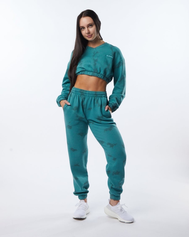 Pantalones Jogger Alphalete HCTS Jogger Mujer Submarine | LKZVAP-952