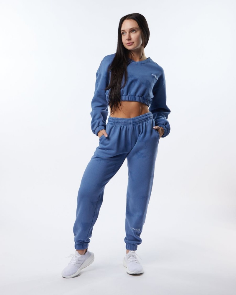 Pantalones Jogger Alphalete HCTS Jogger Mujer Azules | JQFHRG-046