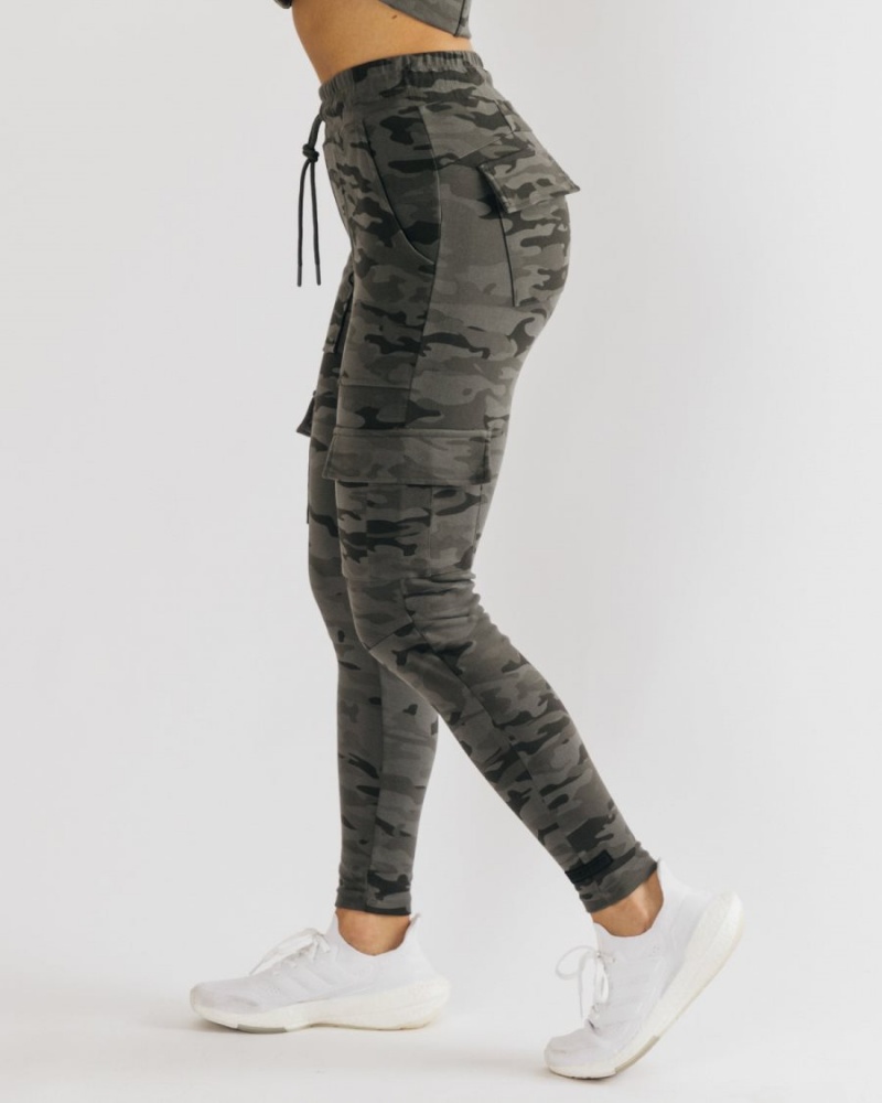 Pantalones Jogger Alphalete Identity Cargo Mujer Camuflaje | LTYUJZ-276