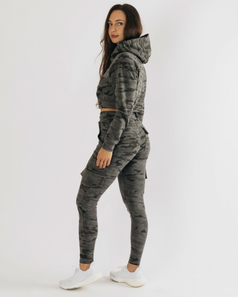 Pantalones Jogger Alphalete Identity Cargo Mujer Camuflaje | LTYUJZ-276