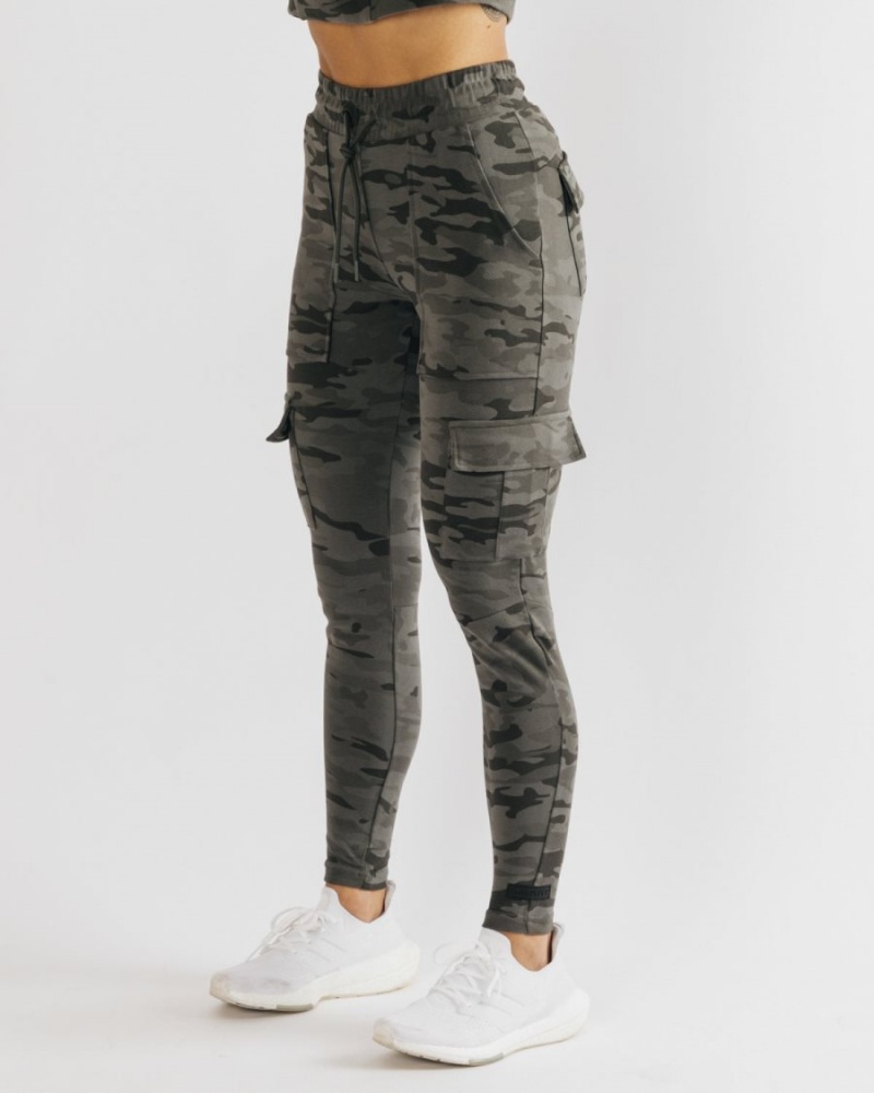 Pantalones Jogger Alphalete Identity Cargo Mujer Camuflaje | LTYUJZ-276