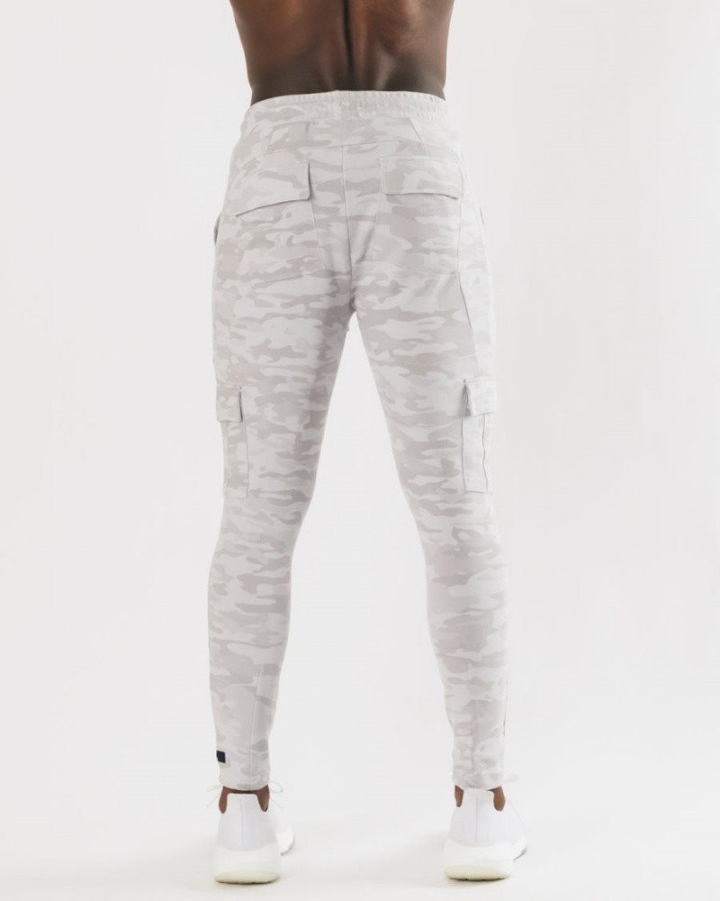 Pantalones Jogger Alphalete Identity Cargo Hombre Plateadas Camuflaje | YRIAQO-108