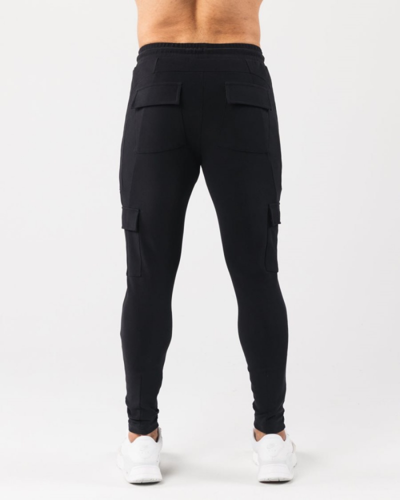 Pantalones Jogger Alphalete Identity Cargo Hombre Negras | OTNRFD-670