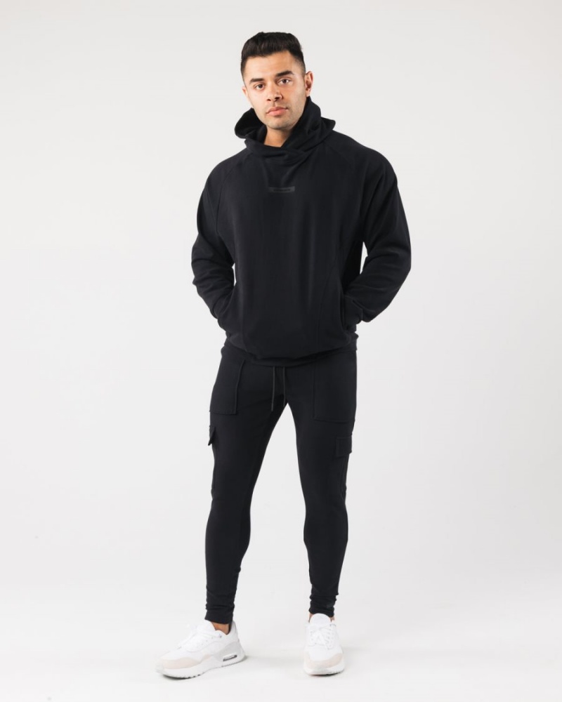 Pantalones Jogger Alphalete Identity Cargo Hombre Negras | OTNRFD-670