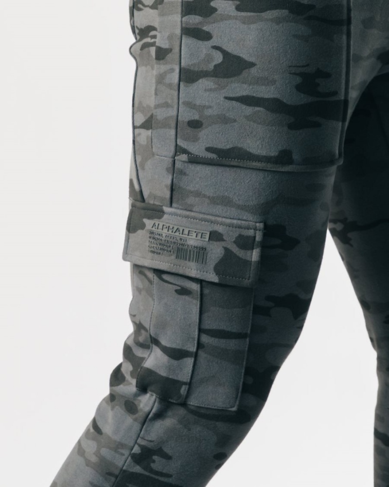 Pantalones Jogger Alphalete Identity Cargo Hombre Camuflaje | GERZYC-968