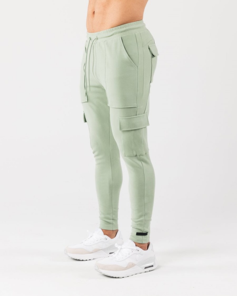 Pantalones Jogger Alphalete Identity Cargo Hombre Sage | GFAVMY-284