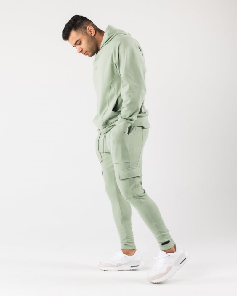 Pantalones Jogger Alphalete Identity Cargo Hombre Sage | GFAVMY-284