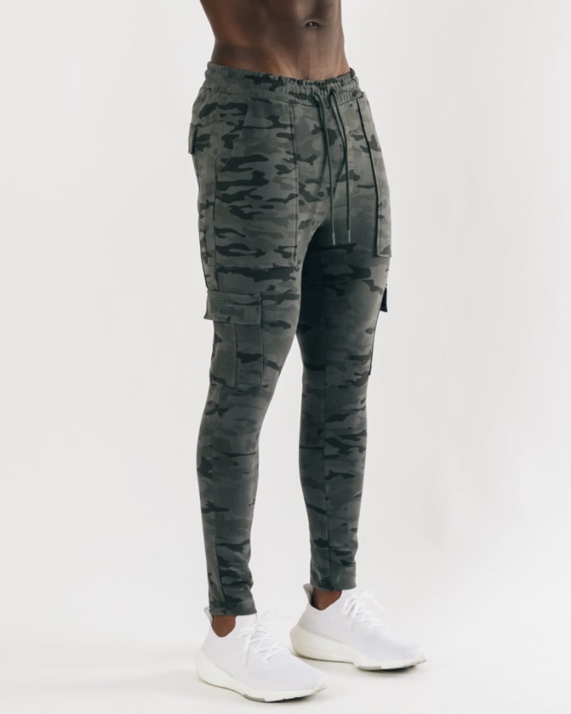 Pantalones Jogger Alphalete Identity Cargo Hombre Camuflaje | RUMZPW-203