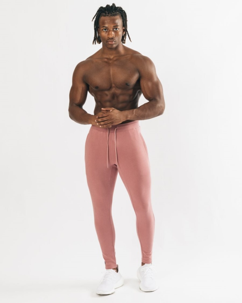 Pantalones Jogger Alphalete Identity Jogger Hombre Cranberry Ice | KGWLYS-891