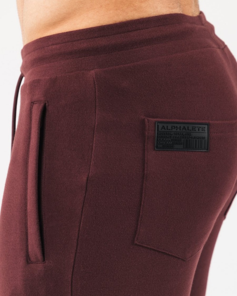 Pantalones Jogger Alphalete Identity Jogger Hombre Sangria | TFQUJH-051