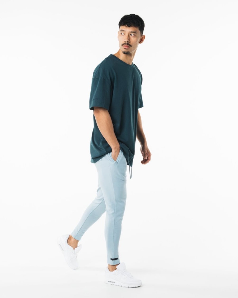 Pantalones Jogger Alphalete Identity Jogger Hombre Azules | UYCLID-105