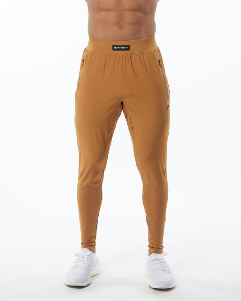 Pantalones Jogger Alphalete Infinity Tech Pant Hombre Chestnut | OVKZMG-618