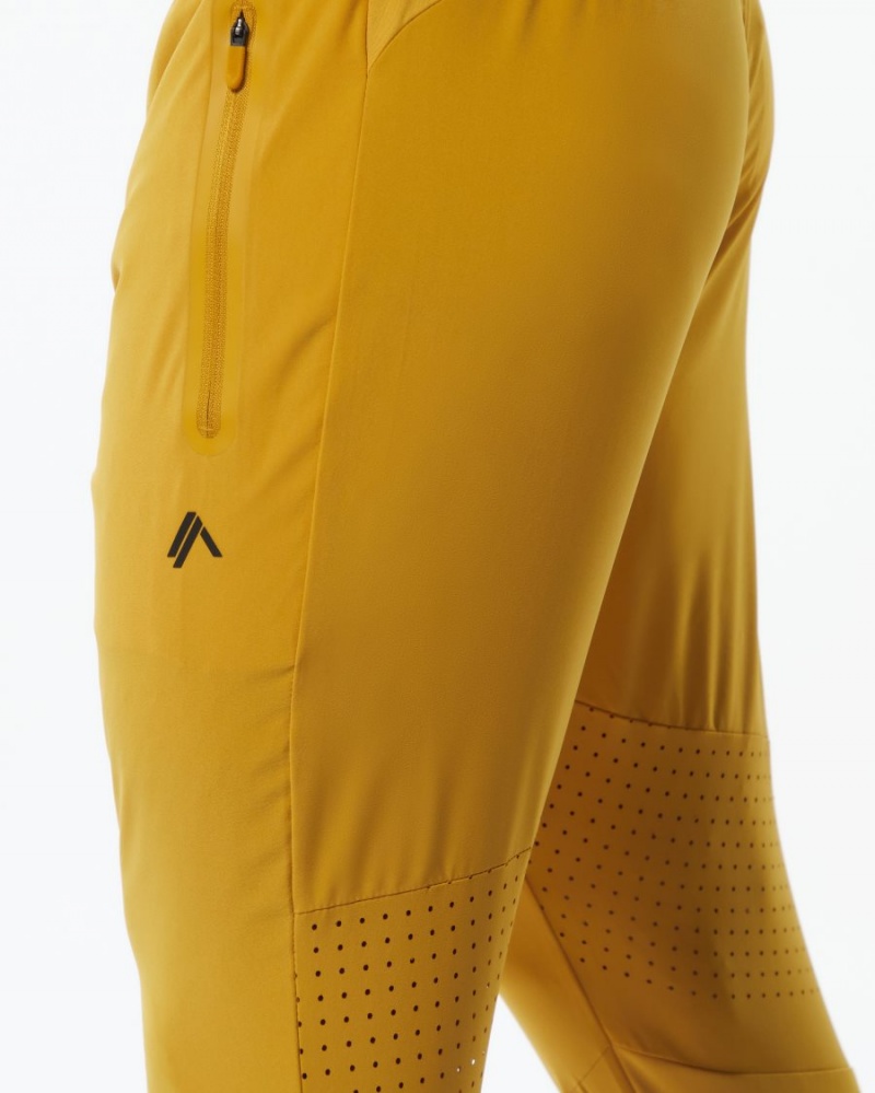 Pantalones Jogger Alphalete Infinity Tech Pant Hombre Amarillo | UVMBPH-307