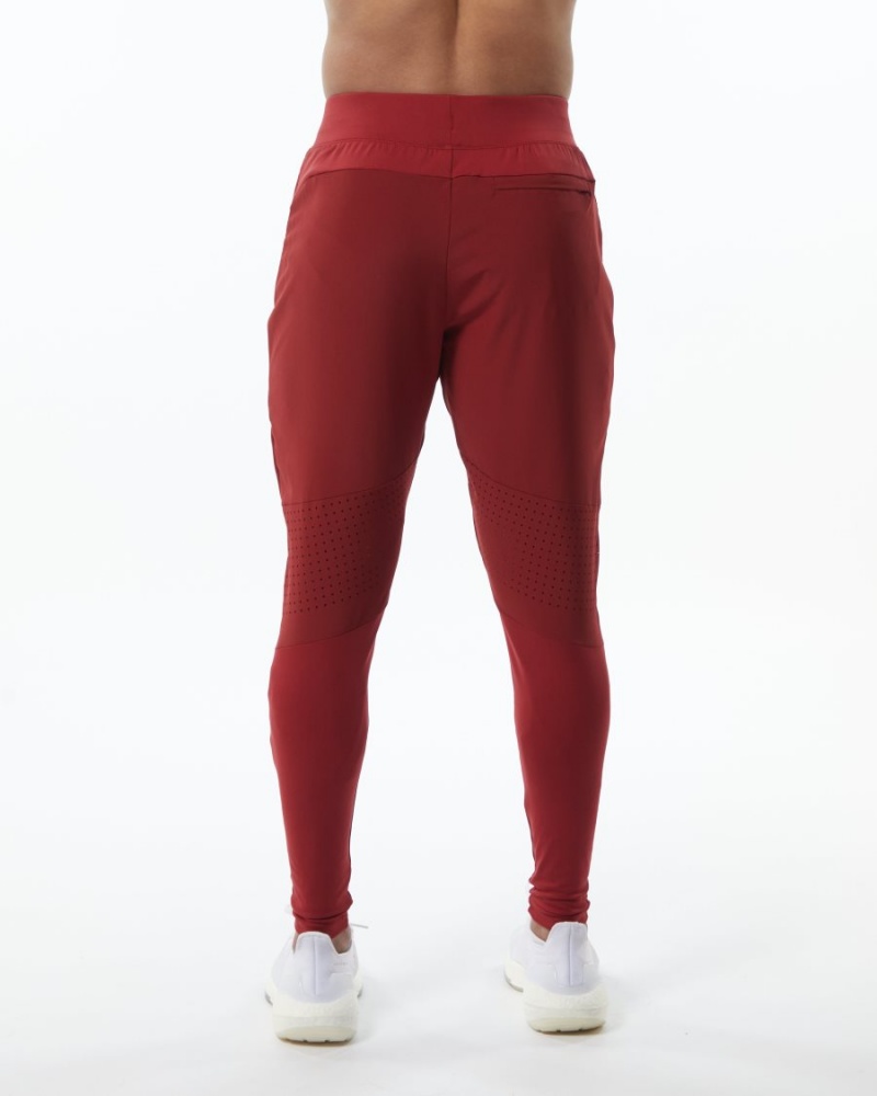 Pantalones Jogger Alphalete Infinity Tech Pant Hombre Rojas | JZEWOS-429