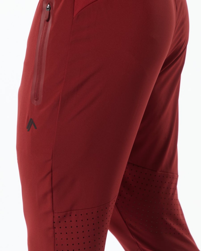 Pantalones Jogger Alphalete Infinity Tech Pant Hombre Rojas | JZEWOS-429