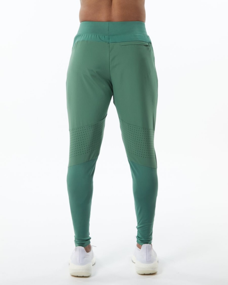 Pantalones Jogger Alphalete Infinity Tech Pant Hombre Verde | UQIAGC-206