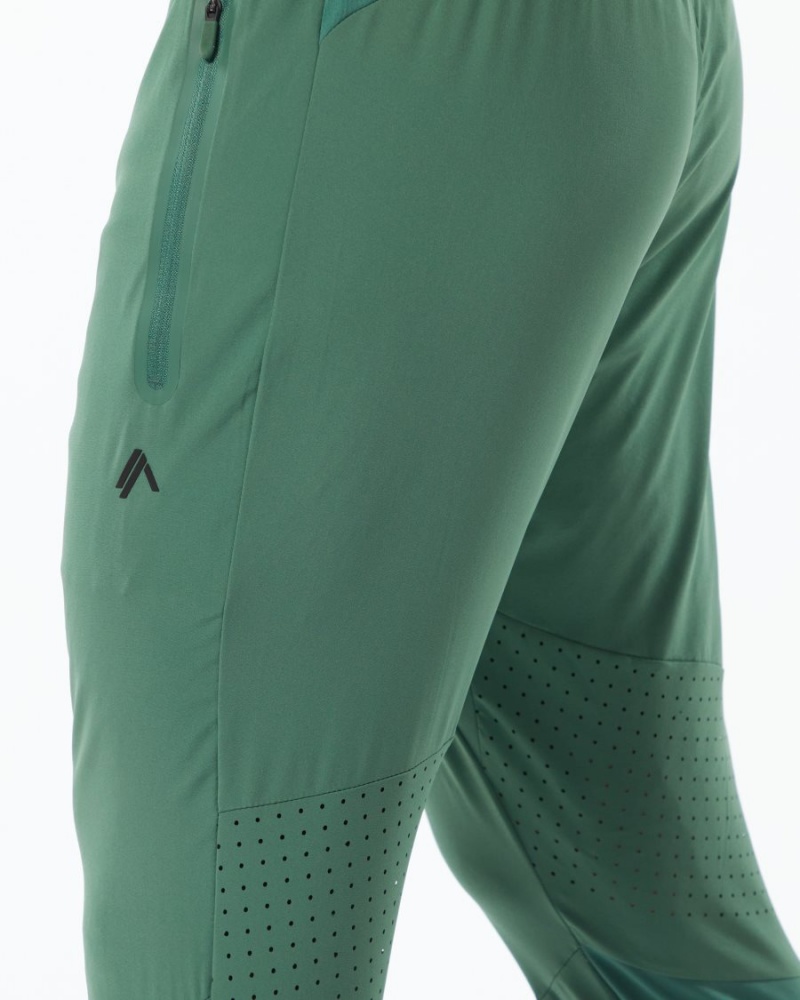 Pantalones Jogger Alphalete Infinity Tech Pant Hombre Verde | UQIAGC-206