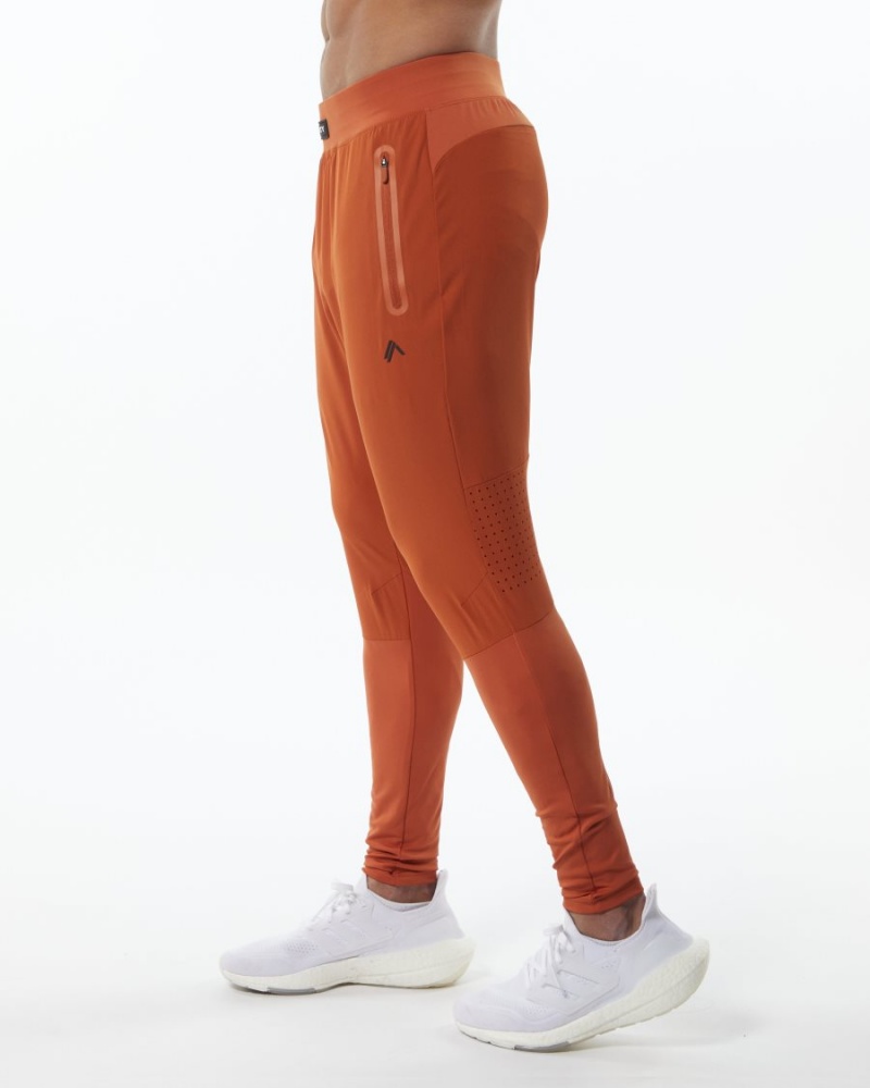 Pantalones Jogger Alphalete Infinity Tech Pant Hombre Sour Tangerine | TONJSL-825